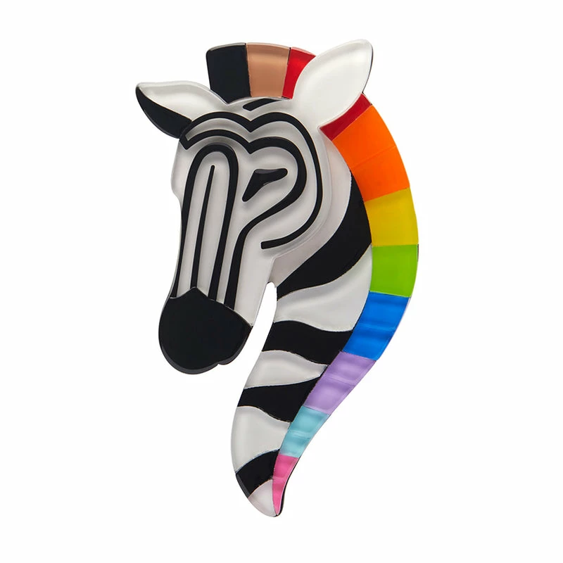 ERSTWILDER ZELDA THE ZESTFUL ZEBRA BROOCH 2 ERSTWILDER ZELDA THE ZESTFUL ZEBRA BROOCH