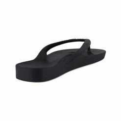 ARCHIES ARCH SUPPORT THONGS - BLACK -Shoes Sales Black2 800x