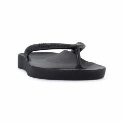 ARCHIES ARCH SUPPORT THONGS - BLACK -Shoes Sales Black3 800x