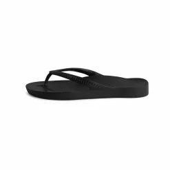 ARCHIES ARCH SUPPORT THONGS - BLACK -Shoes Sales Black5 800x