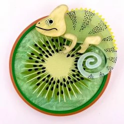WINTERSHEART KIWI FRUIT BROOCH