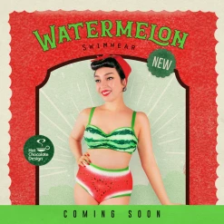 HOT CHOCOLATE DESIGN WATERMELON 2-PIECE BIKINI -Shoes Sales CUADRADO Watermelon 800x