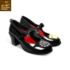 HOT CHOCOLATE DESIGN CALL ME IN BLACK -Shoes Sales Call Me Womens Mid Heels 3 4 negros 800x