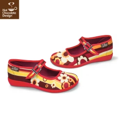HOT CHOCOLATE DESIGN 1970 MJ's -Shoes Sales Chocolaticas 1970 womens Mary Jane Flat Side 800x