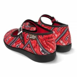 HOT CHOCOLATE DESIGN BANDANA -Shoes Sales Chocolaticas Bandana womens Mary Jane Flat Back 600x600 800x