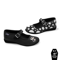 HOT CHOCOLATE DESIGN BLACK MOOSH -Shoes Sales Chocolaticas Black Moosh womens Mary Jane Flat Side 800x