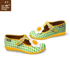 HOT CHOCOLATE DESIGN BLOOM 12 HOT CHOCOLATE DESIGN BLOOM -Shoes Sales Chocolaticas Bloom womens Mary Jane Flat Side 800x