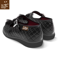 HOT CHOCOLATE DESIGN COFFIN -Shoes Sales Chocolaticas Coffin Mary Jane Flat Back 800x