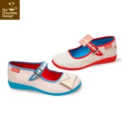 HOT CHOCOLATE DESIGN DEAR SANTA -Shoes Sales Chocolaticas DEAR SANTA womens Mary Jane Flat Side 800x