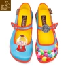 HOT CHOCOLATE DESIGN GUM BALL 1 HOT CHOCOLATE DESIGN GUM BALL -Shoes Sales Chocolaticas GUMBALL womens Mary Jane Flat Front 800x