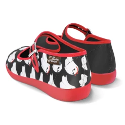 HOT CHOCOLATE DESIGN GHOST LOVE -Shoes Sales Chocolaticas Gosth Love womens Mary Jane Flat Back 800x