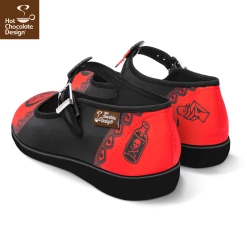 HOT CHOCOLATE DESIGN LOVE WILL TEAR US APART 10 HOT CHOCOLATE DESIGN LOVE WILL TEAR US APART -Shoes Sales Chocolaticas Love Will Tear Us Apart womens Mary Jane Flat Back 800x