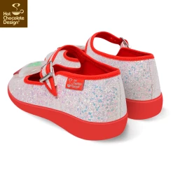 HOT CHOCOLATE DESIGN MAKE A WISH 11 HOT CHOCOLATE DESIGN MAKE A WISH -Shoes Sales Chocolaticas MAKE A WISH womens Mary Jane Flat Back 800x