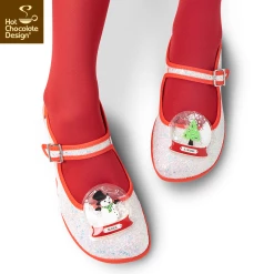 HOT CHOCOLATE DESIGN MAKE A WISH 12 HOT CHOCOLATE DESIGN MAKE A WISH -Shoes Sales Chocolaticas MAKE A WISH womens Mary Jane Flat Legs 2 800x