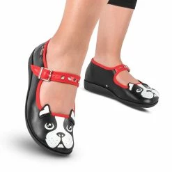 HOT CHOCOLATE DESIGN MOE -Shoes Sales Chocolaticas Moe womens Mary Jane Flat Legs 2 800x