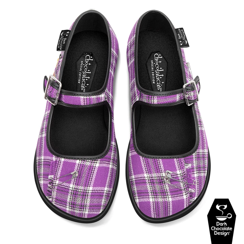 HOT CHOCOLATE DESIGN PURPLE TARTAN 3 HOT CHOCOLATE DESIGN PURPLE TARTAN