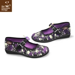 HOT CHOCOLATE DESIGN ROMEO & JULIET -Shoes Sales Chocolaticas Romeo And Juliet womens Mary Jane Flat Side Copy 800x