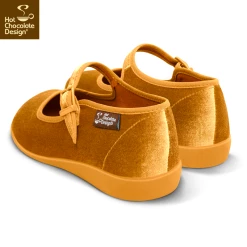 HOT CHOCOLATE DESIGN MIMOSA (YELLOW GOLD) -Shoes Sales Chocolaticas Tiendas PO61 Velvet 800x