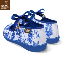 HOT CHOCOLATE DESIGN TOILES DE JOUY -Shoes Sales Chocolaticas Toiles De Jouy womens Mary Jane Flat Back 800x