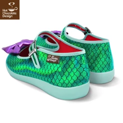 HOT CHOCOLATE DESIGN UNDER THE SEA -Shoes Sales Chocolaticas Under the Sea womens Mary Jane Flat Back 800x