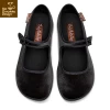 HOT CHOCOLATE DESIGN ESPRESSO MARTINI (BLACK) -Shoes Sales Chocolaticas Velvet Black womens Mary Jane Flat Front 800x