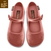 HOT CHOCOLATE DESIGN ROSE (PINK) -Shoes Sales Chocolaticas Velvet Pink womens Mary Jane Flat Front 6fb36232 86a2 4d72 8eec 98959cd06f4b 800x