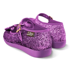 HOT CHOCOLATE DESIGN VIOLET -Shoes Sales Chocolaticas Violet womens Mary Jane Flat Back 800x