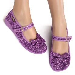 Shoes Sales -Shoes Sales Chocolaticas Violet womens Mary Jane Flat Legs 800x