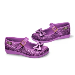 HOT CHOCOLATE DESIGN VIOLET -Shoes Sales Chocolaticas Violet womens Mary Jane Flat Side 800x