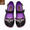 HOT CHOCOLATE DESIGN DEATH MOTH -Shoes Sales Death Moth womens Mary Jane Flat Front 800x