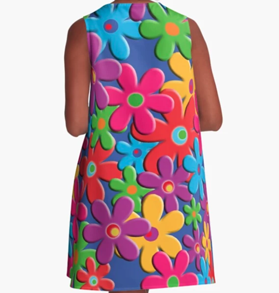 Miss Goody 2 Shoes FLOWER LOVE A-LINE DRESS 4 Miss Goody 2 Shoes FLOWER LOVE A-LINE DRESS - Image 2