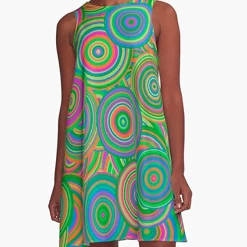 Miss Goody 2 Shoes PSYCHEDELIC A-LINE DRESS