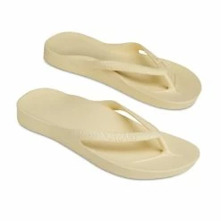 ARCHIES ARCH SUPPORT THONGS - LEMON -Shoes Sales LemonSide2Top 800x