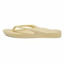 ARCHIES ARCH SUPPORT THONGS - LEMON -Shoes Sales LemonSide3 800x