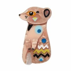ERSTWILDER THE MASTERFUL MEERKAT BROOCH