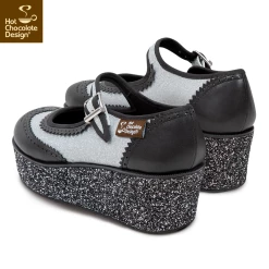 HOT CHOCOLATE DESIGN HAVANA GLITTER BROGUES PLATFORM -Shoes Sales Mary Jane Platform HABANA GLITTER Back 800x