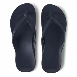 ARCHIES ARCH SUPPORT THONGS - NAVY