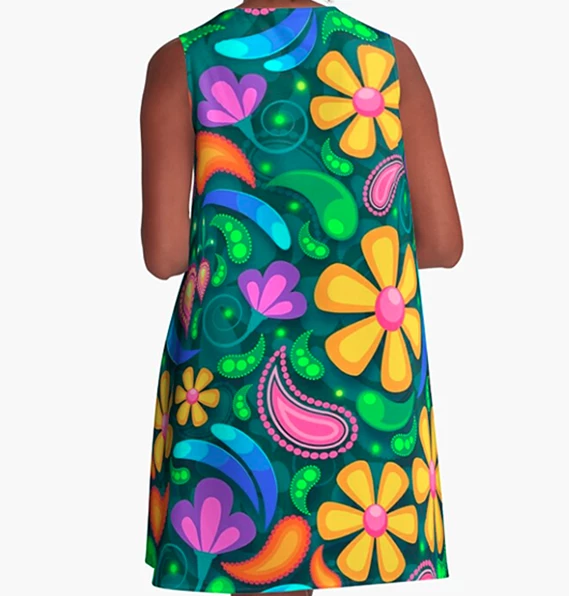 Miss Goody 2 Shoes NEON DAISY A-LINE DRESS 4 Miss Goody 2 Shoes NEON DAISY A-LINE DRESS - Image 2