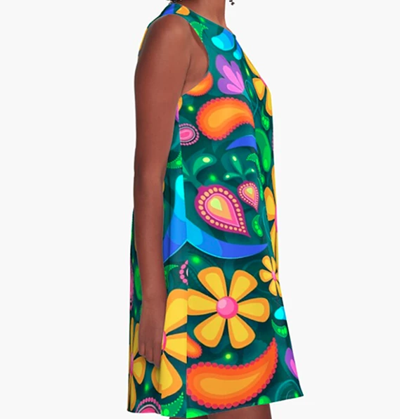 Miss Goody 2 Shoes NEON DAISY A-LINE DRESS 5 Miss Goody 2 Shoes NEON DAISY A-LINE DRESS - Image 3