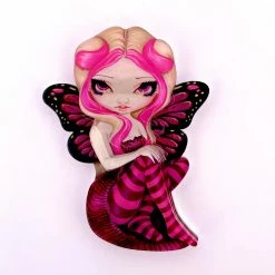 WINTERSHEART PINK LIGHTNING BROOCH