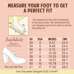 HOT CHOCOLATE DESIGN DORIS -Shoes Sales SIZE chocolaticas double topping 7e6ee521 133f 4a12 aaf2 9531cef9241f 800x