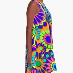 Miss Goody 2 Shoes SPIRAL FLOWERS A-LINE DRESS 8 Miss Goody 2 Shoes SPIRAL FLOWERS A-LINE DRESS -Shoes Sales SpiralFlowersSide1 800x